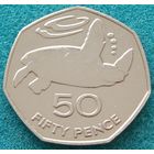 Острова Святой Елены и Вознесения.  50 пенсов 2006 года  KM#27