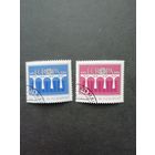 ФРГ 1984 Две марки из серии "Европа Септ EUROPA CEPT 25 лет" (гашеные с клеем) Мi:1210-1211 каталог 0.90 евро