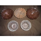 Салатницы,конфетницы,времён СССР,цветное стекло,5 шт.С рубля