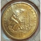США 1 доллар 2009 г. Посадка культур. три сестры. Сакагавея