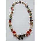 Бусы из натуральных камней. Длина 40 см. 70-е годы, СССР