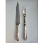 Приборы для разделки мяса и дичи Франция рукоять серебро с 1 рубля без МЦ!