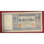 Банкнота 100 марок 1910 год. Германская империя. Красная печать. С рубля без МЦ.