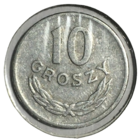 Польша 10 грошей, 1949 (холдер)