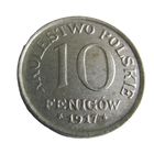 10 пфеннигов 1917 F