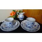 2 прекрасных фарфоровых чайных трио немецкого бренда MKS (также встречается как SMCS), Бавария