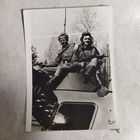 Фотография. История СССР в лицах. Солдаты Внутренних войск МВД СССР на БТРе.