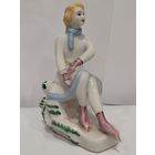 Все лоты с 1р.Девушка на коньках Раннее клеймо