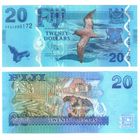 Фиджи 20  долларов 2012 год  UNC    НОВИНКА