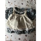 Платье для куклы ростом 35 см.