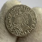 Грош 1531 г., Торунь, Польша-Пруссия, Сигизмунд I Старый. Вариант PRVS/PRVSS. Очень красивый! Блеск и прочекан!