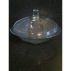 Стеклянная бонбоньерка, конфетница, масленка, джемница