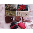 Кошелек ссср,в данном лоте - маленький коричневый - кожаный и черно- красный кожаный. наличие и стоимость других уточняйте