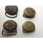 Латунные пряжки советского офицера  на  парадный ремень. цена  за 1.