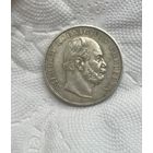 Талер 1871 колонна , патина ,хороший сохран со штемпельным блеском , курсовая монета для собирателей талеров Пруссии с низкой мц!