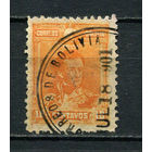 Боливия - 1899/1901 - Антонио Хосе Сукре 10С - [Mi.62] - 1 марка. Гашеная.  (Лот 34Di)