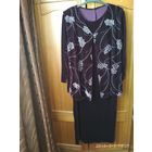 Красивый наряд двойка 52-54 р, велюр.