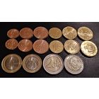 Болгария 50, 20, 10, 5, 2, 1 цент, 1 и 2 евро 2026 набор 8 монет UNC