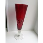 Бокал Олимпийский мишка, Красное стекло