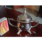 Сахарница маленькая, Индия, мельхиор.