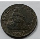Испания. 5 сантимов 1870 года.Cinco granos, centimos.