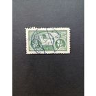 Польша 1933 Марка "Победа польских пилотов в авиатуре по Европе" (гашение, след от наклейки) Mi.280 каталог 3.00 евро