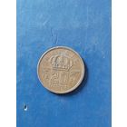 Бельгия 20 сантимов 1954 "BELGIE"