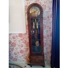 Часы напольные старинные, 195в х 40ш х 17г см. в рабочем хорошем состоянии, видео работы. торг