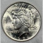 1 доллар мирный 1924 США ярчайшая! Нечастый год!