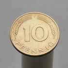 ФРГ 10 пфеннигов 1991 F