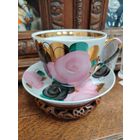 Чайная пара Агашки, очень редкая. фарфор, роспись, золочение, Дулевский фарфоровый завод Дулёво, СССР, 1968-1991 гг.