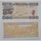 Гвинея 100 франков 2012 года UNC
