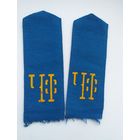 Погоны (чит.описание) нашивные 5-угольн. матроса авиации Черноморс.флота ВМФ СССР 1950-60е годы