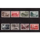 СССР-1939, (Заг.613-620),  гаш. , Курорты СССР (полная серия), 3 гашения-Минск