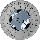 Чемпионат мира по футболу 2006 года. Серебро 20 рублей 2005