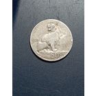 Бельгия 50 сантим 1901 года . Распродажа с рубля !