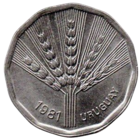 ВОСТОЧНАЯ  РЕСПУБЛИКА УРУГВАЙ. 2 НОВЫХ ПЕСО 1981 FAO Международный день еды. Колосья