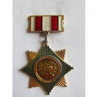 Значок. Знак. "Краснознаменный уральский военный округ". МО СССР.