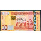 Ливия 20 динар 2013 UNC