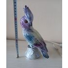 Светильник попугай, фарфор ГДР