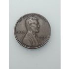 США 1 цент 1951 года . D