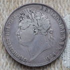 Великобритания 1 крона 1822 года. Георг IIII. Георгий Победоносец. Серебро 925. Сторгуй за свою цену, предложи обмен! С370