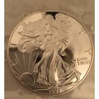 С рубля без мц! 1 доллар 1997 США шагающая свобода proof унция серебра