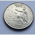 25 центов 2008 г. Гавайи, США