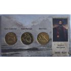 Бронзовые Испанские памятные монеты "Корабли"