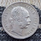 Австро-Венгрия 1 флорин 1877 года, UNC. Серебро! Сторгуй за свою цену, предложи обмен!