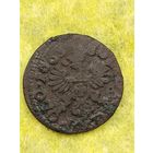 Солид (боратинка) 1663 г. польский герб Ян II Казимир(5), без мц.