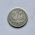 Монета СЕРЕБРО Польша 2 злотых 1932 год Ядвига ОТЛИЧНЫЕ