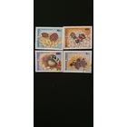 Венгрия насекомые 4шт