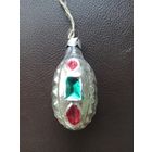 Ёлочная игрушка "СВЕТОФОР" (СССР), подвес, стекло.